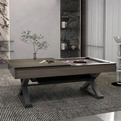 This minimalist foosball dining table is the epitome of elegance and practicality for your home life...