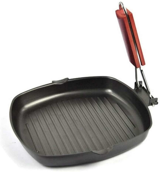 NEW 28 CM NON STICK FRYING PAN FOLDING HANDLE K0010 in Kitchen & Dining Wares in Alberta