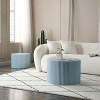 Latitude Run® Round Coffee Table For Living Room