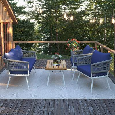Bay Isle Home™ Outdoor Patio Conversation Set in Patio & Garden Furniture