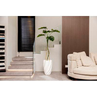 Freeport Park® Artificial Monstera Plant | 64.6" Fake Monstera Tree In Planter | Tropical Decor By Freeport Park®