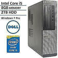 Dell Certified  Refurbished OptiPlex 390 Desktop Computer, 3.1 GHz Intel Core i5 2400, 2 TB HDD, 8 GB DDR3,