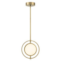 Metropolitan by Minka Spectr 1 - Light Soft Brass LED Single Pendant