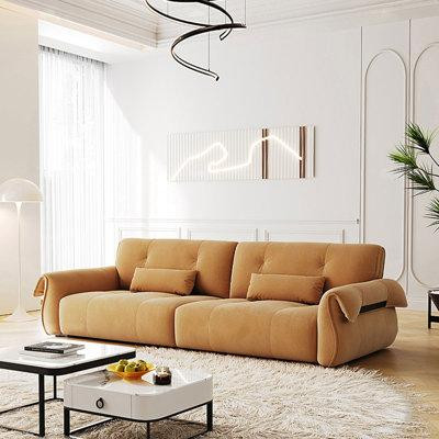 MABOLUS Flared Arm Modular Sofa in Couches & Futons