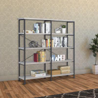 17 Stories Modern 4-Tier Bookcase - Stylish Wood Design With Water Resistant Feature
