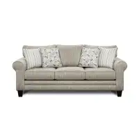 Lark Manor Aravis 88" Rolled Arm Sofa Bed with Reversible Cushions