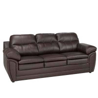 Latitude Run® Simon Faux Leather Upholstered Sofa