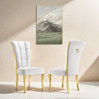 Rosdorf Park White  And Gold Dining Chairs