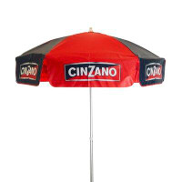 Parasol 6' Cinzano Market Beach Pole Umbrella