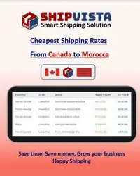 Cheapest Shipping to Morocco from Canada