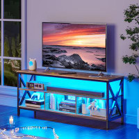 17 Stories Gerrilyn TV Stand for TVs up to 65" with LED Lights