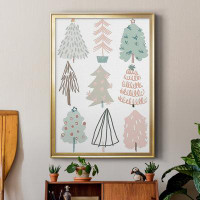 Wexford Home Christmas Tree Sketchbook I Premium Framed Print - Ready To Hang