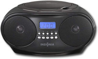 Insignia™ - CD Boombox with AM/FM Tuner - Black