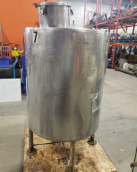 90 Imperial gallon stainless steel tank closed top