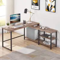 Inbox Zero Ixsel Reversible L-Shape Desk