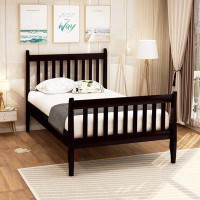 Winston Porter Bed Frame With Wood Slat Support
