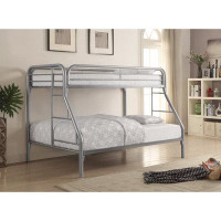 Zoomie Kids Jenning Classic Twin Over Full Bunk Bed