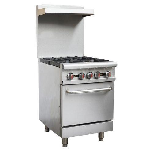 Commercial Natural Gas 4 Burner Stove Top Range in Other Business & Industrial
