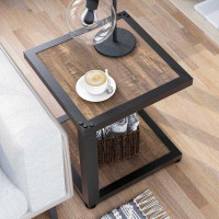 17 Stories Anayiah Frame End Table with Storage