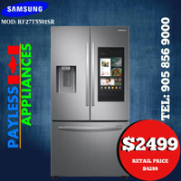 Samsung RF27T5501SR 36 French Door Refrigerator 26.5 cu. ft. Capacity Fingerprint Resistant Stainless Steel color