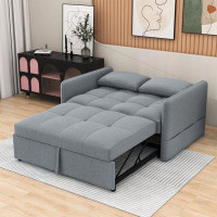 Latitude Run® Upholstered Pull-out Sofa Bed, Sleeper, Loveseat Couch with Adjustable Armrests