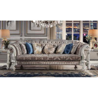 Rosdorf Park Transitional Style Sofa With Pillows