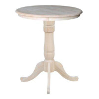 Ophelia & Co. Pub Solid Wood Dining Table