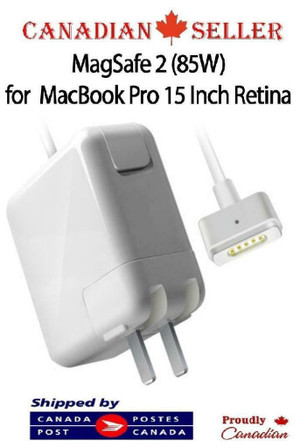 85W T – Tip Magsafe2 Power Adapter MacBook Pro 15 17Retina Display A1425 A1398 A1424 ( From Mid 2012 &amp; After) Canada Preview