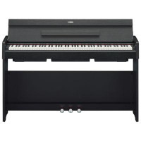 Yamaha ARIUS Slim 88-Key Weighted Action Digital Piano with Stand & 3 Pedals (YDPS35) - Black