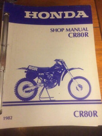 1982 Honda CR80R Shop Manual