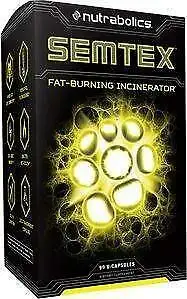 Nutrabolics Semtex (90 VCaps) Fat-Burning Incinerator | This is a serious Fat Burner - Bruleur de graisse