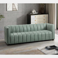 Latitude Run® 83" Genuine Leather Sofa