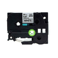 Weekly Promo!  Brother TZe-251 Label Tape, 24mm (0.94), Black on White, Compatible
