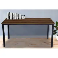 17 Stories Industrial Simple Modern Style Sturdy Computer Desk Table 55" Study Writing PC Laptop Lap Desk Table For Home