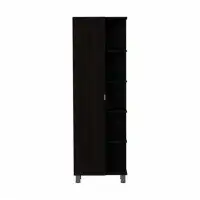 Hokku Designs Accent Cabinet With 5-Shelf And 1 Door BC387C1E3DD54F1A91FF9E41AABC5685