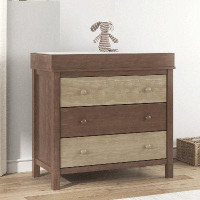 Millwood Pines 3 Drawer Dresser With Removable Tray