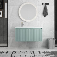 Ebern Designs 36" Bathroom Vanity With Sink, Floating Bathroom Vanity With Soft Close Door