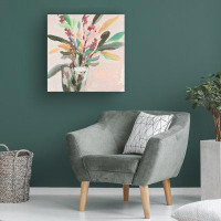 Wrought Studio Modern & Contemporary Glass Bouquet I On Canvas Print