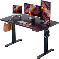 Inbox Zero Inbox Zero Height Adjustable Electric Standing Desk, 48 X 24 Inches Sit Stand Up Desk, Memory Computer Home O