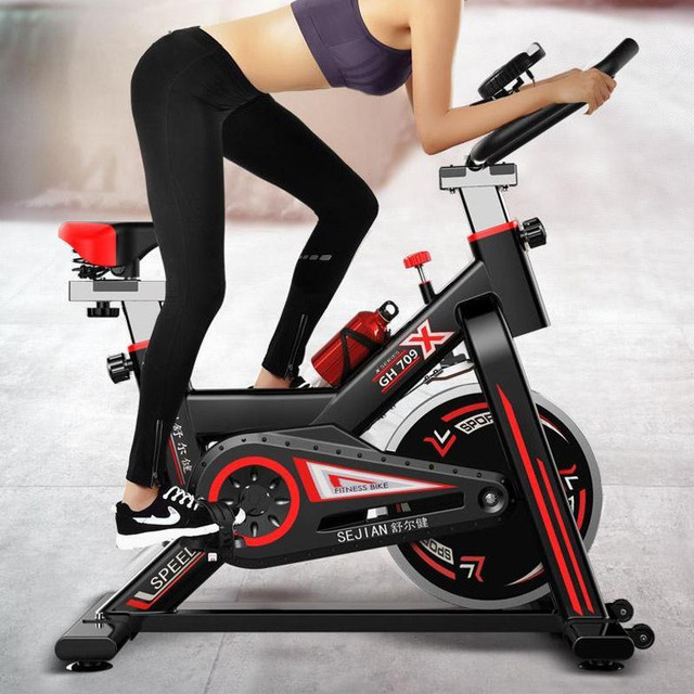 Promo!  eGALAXY ®Indoor Cycling Bikes Heavy-Duty Exercise Bike Stationary Bicycle Fitness Bike Weight Loss Sp in Exercise Equipment