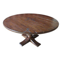 Regis Patrick Collection Savoy Solid Wood Pedestal Dining Table