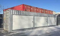 New White 7 x 7 Ocean Container &amp; Green House Roll-up Doors