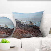 East Urban Home Seashore Beautiful Azores Rocky Coast Pillow