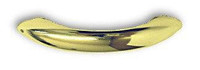 D. Lawless Hardware 2-3/4" Curved Steel Pull Polished Brass