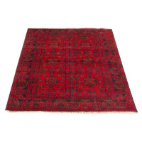 Isabelline One-of-a-Kind Alontae Hand-Knotted 5'0" X 6'7" Area Rug in Red