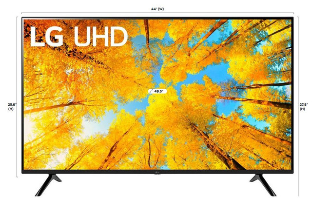 LG 50UQ7570PUJ 50 4K UHD HDR LED webOS Smart TV 2023 - Black in TVs - Image 2