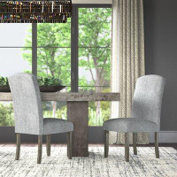 Greyleigh™ Lanford Upholstered Parsons Chair in Grey