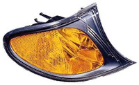 Side Marker Lamp Passenger Side Bmw 3 Series Sedan 2002-2005 Amber Lens Black Bezel High Quality , BM2521109