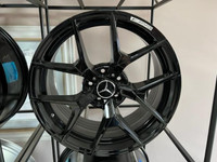 NO TAX! SALE! Brand New ; 5x112 REPLICA BLACK ALLOY WHEELS; FINANCING AVAILABLE! `1 Year Warranty`