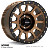 method race wheels NV (Bronze w Black Lip)